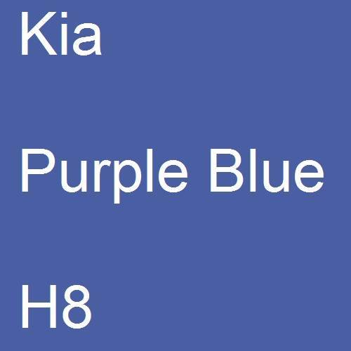 Kia, Purple Blue, H8.